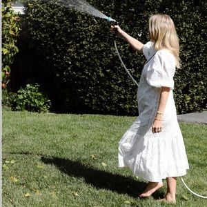 Zara Eyelet Maxi Dress